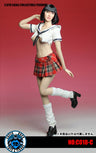1/6 Female Sexy Sailor Uniform Set Checkered　