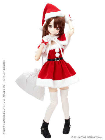 48cm/50cm Doll Wear - AZO2 Santa Girl Set / Red (DOLL ACCESSORY)