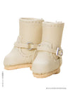 Doll Clothes - Picconeemo Costume - Double Buckle Boots - 1/12 - Beige (Azone)