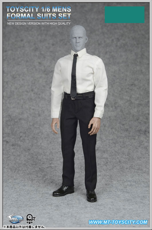 1/6 Men's Formal Suit Set A Black (DOLL ACCESSORY)　