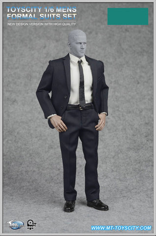 1/6 Men's Formal Suit Set B Navy (DOLL ACCESSORY)　