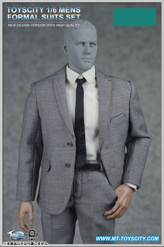 1/6 Men's Formal Suit Set C Gray (DOLL ACCESSORY)　