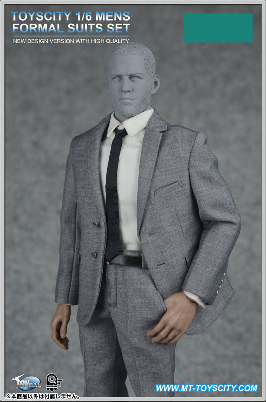 1/6 Men's Formal Suit Set C Gray (DOLL ACCESSORY)　