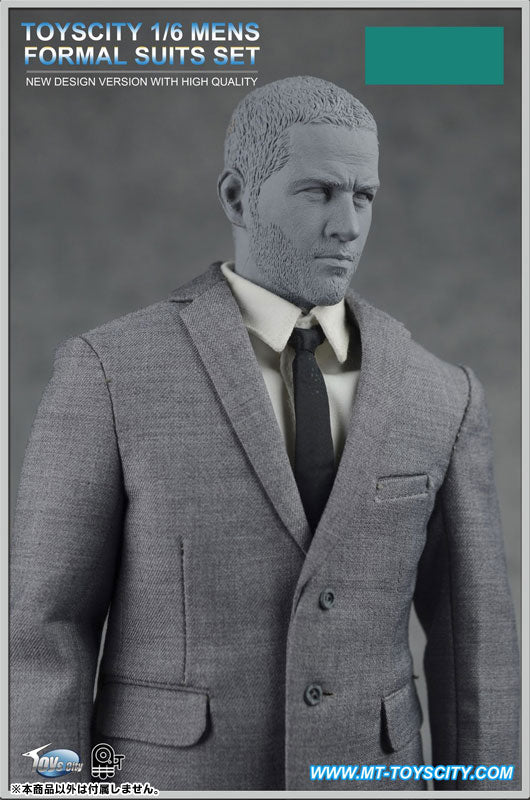 1/6 Men's Formal Suit Set C Gray (DOLL ACCESSORY)　