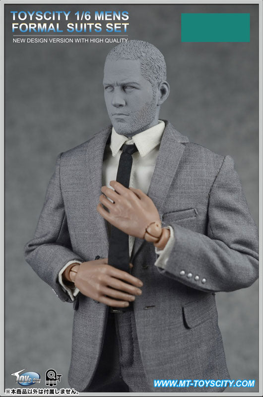 1/6 Men's Formal Suit Set C Gray (DOLL ACCESSORY)　