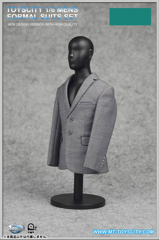 1/6 Men's Formal Suit Set C Gray (DOLL ACCESSORY)　