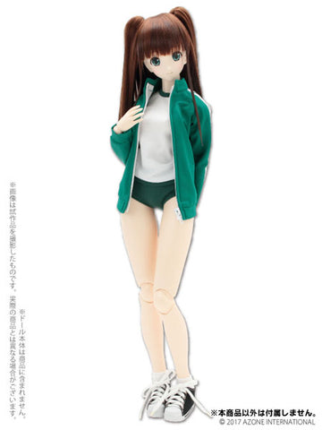 48cm/50cm Doll Wear - AZO2 Gym Uniform Set / Dark Green (DOLL ACCESSORY)