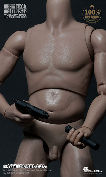 1/6 Male Doll Body Middle-aged Body　