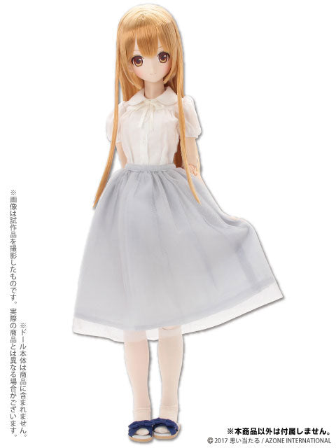 48cm/50cm Doll Wear - 50 Simple Blouse Set / White (DOLL ACCESSORY)