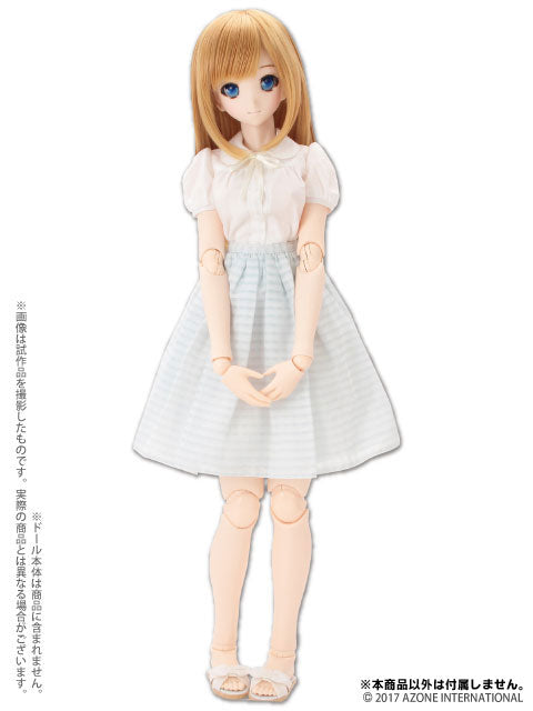 48cm/50cm Doll Wear - 50 See-through Skirt / Sax (DOLL ACCESSORY)
