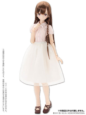 48cm/50cm Doll Wear - 50 Tulle Skirt / White (DOLL ACCESSORY)