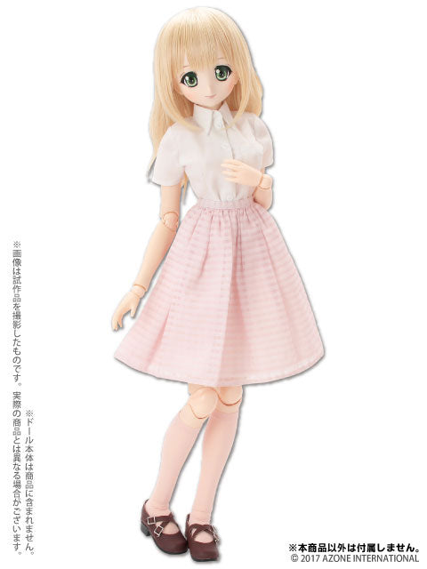 48cm/50cm Doll Wear - AZO2 Short-sleeves Shirt / White (DOLL ACCESSORY)