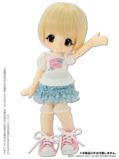 Doll Clothes - Kinoko Planet - Love T-shirt - White (Azone)