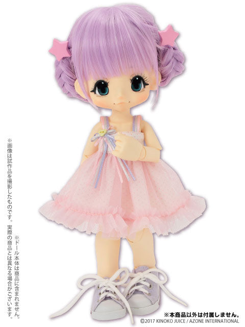 Doll Clothes - Kinoko Planet - Shuwashuwa Squash Dress - Pink Squash (Azone)