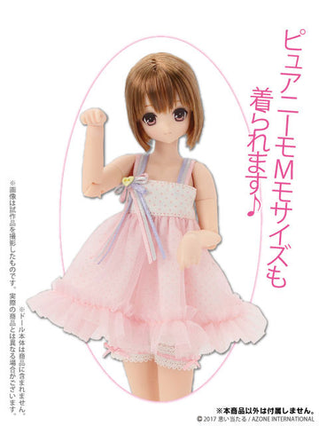 Doll Clothes - Kinoko Planet - Shuwashuwa Squash Dress - Pink Squash (Azone)