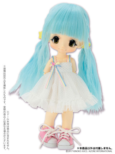 Doll Clothes - Kinoko Planet - Shuwashuwa Squash Dress - White Squash (Azone)