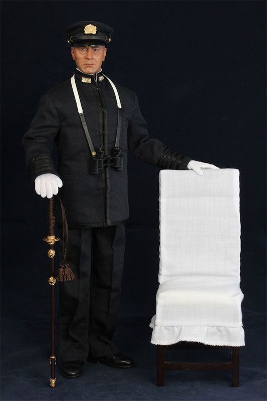 3R x FEWTURE Toshiro Mifune Combined Fleet Commander Winter Uniform (navy blue) Posable Figure