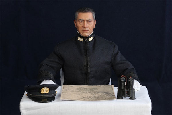 3R x FEWTURE Toshiro Mifune Combined Fleet Commander Winter Uniform (navy blue) Posable Figure