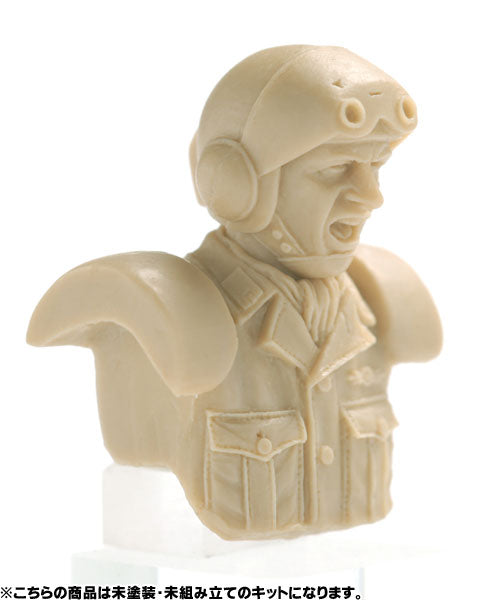 Maschinen Krieger 1/20 Strahl Army Male Pilot Bust (A) Unpainted Assembly Kit