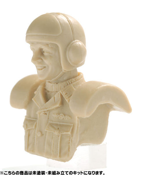 Maschinen Krieger 1/20 Strahl Army Male Pilot Bust (B) Unpainted Assembly Kit