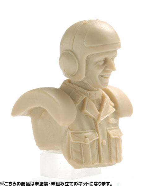 Maschinen Krieger 1/20 Strahl Army Male Pilot Bust (B) Unpainted Assembly Kit