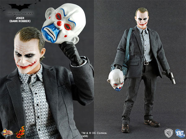 Movie Masterpiece - The Dark Knight 1/6 Scale Figure: Joker (Bank Robber)