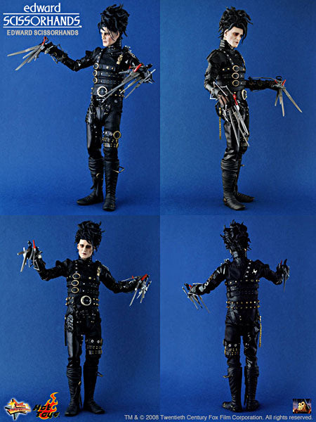 Movie Masterpiece Edward Scissorhands 1/6 Scale, Figure Edward, Edward Scissorhands Single Item