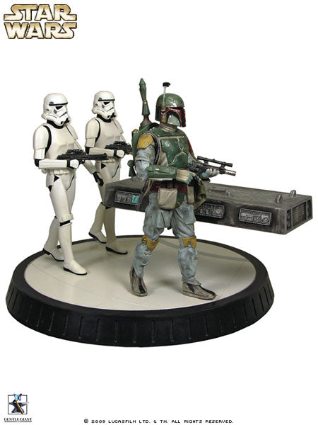 Star Wars Statue - Boba Fett & Han In Carbonite