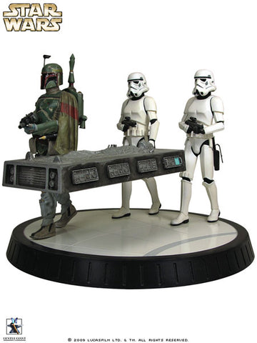 Star Wars Statue - Boba Fett & Han In Carbonite