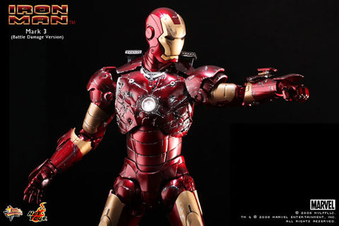 Movie Masterpiece - Iron Man 1/6 Scale Figure: Iron Man Mark 3 (Battle Damage Version)