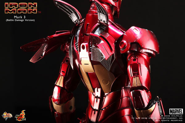 Movie Masterpiece - Iron Man 1/6 Scale Figure: Iron Man Mark 3 (Battle Damage Version)