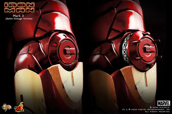 Movie Masterpiece - Iron Man 1/6 Scale Figure: Iron Man Mark 3 (Battle Damage Version)