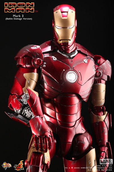 Movie Masterpiece - Iron Man 1/6 Scale Figure: Iron Man Mark 3 (Battle Damage Version)