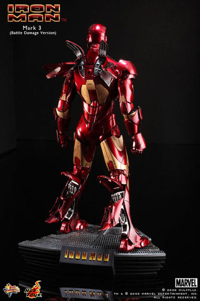 Movie Masterpiece - Iron Man 1/6 Scale Figure: Iron Man Mark 3 (Battle Damage Version)