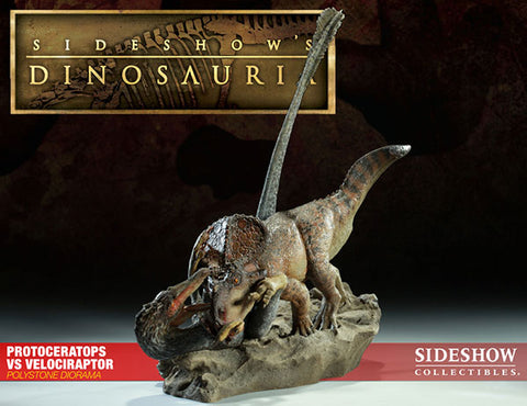 Dinosauria - Versus Diorama Statue: Protoceratops VS Velociraptor