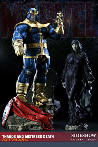 Marvel - Diorama Statue: Thanos & Mistress Death Complete Statue