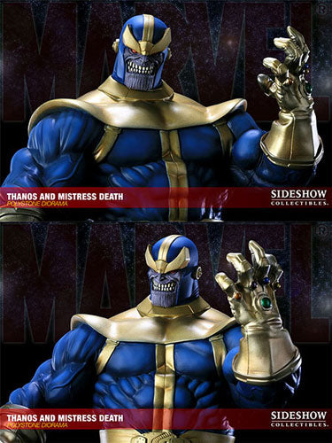 Marvel - Diorama Statue: Thanos & Mistress Death Complete Statue