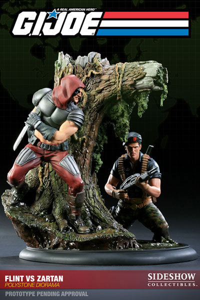 G.I.JOE - Versus Diorama Statue: Flint VS Zartan