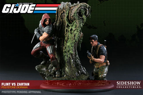 G.I.JOE - Versus Diorama Statue: Flint VS Zartan