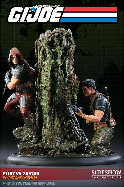 G.I.JOE - Versus Diorama Statue: Flint VS Zartan