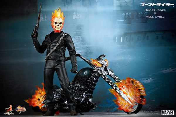 Movie Masterpiece - Ghost Rider Ghost Rider & Hell Cycle 1/6 Scale Fig ...