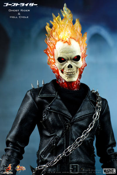 Movie Masterpiece - Ghost Rider Ghost Rider & Hell Cycle 1/6 Scale Fig -  Solaris Japan