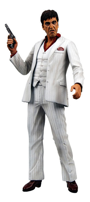 Scarface 7 Inch Figure White and Blue 2 Figure Set