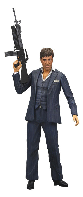 Scarface 7 Inch Figure White and Blue 2 Figure Set