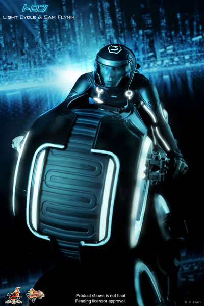 Movie Masterpiece - Tron Legacy 1/6 Scale Figure: Light Cycle & Sam Fl -  Solaris Japan