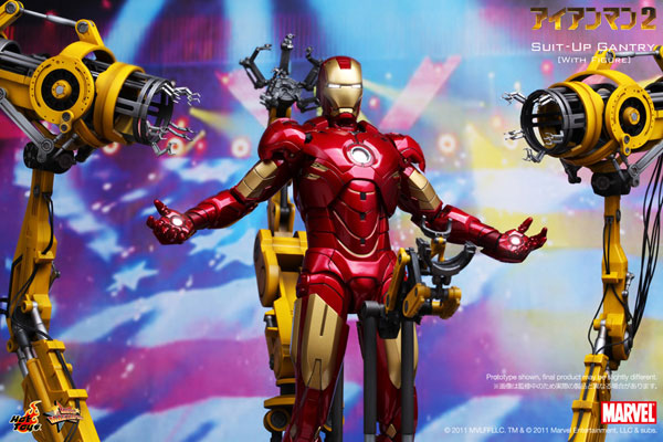 Movie Masterpiece 1/6 Scale Figure: Iron Man 2 SuitUp Gantry [With Figure]　