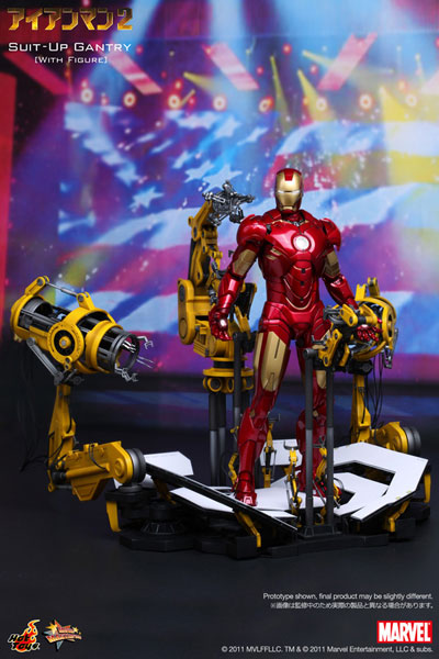 Movie Masterpiece 1/6 Scale Figure: Iron Man 2 SuitUp Gantry [With