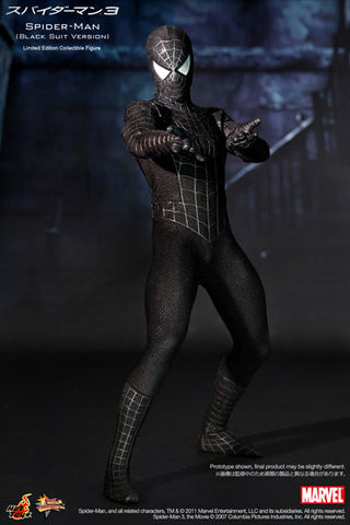 Movie Masterpiece - Spider-Man 3 1/6 Scale Figure: Spider-Man (Black Costume Version)　