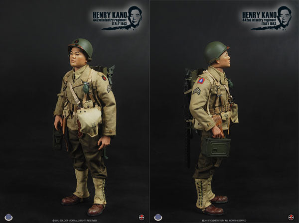 Action Figure 1/6 Henry Kano 442nd Infantry Regiment Italy 1943　