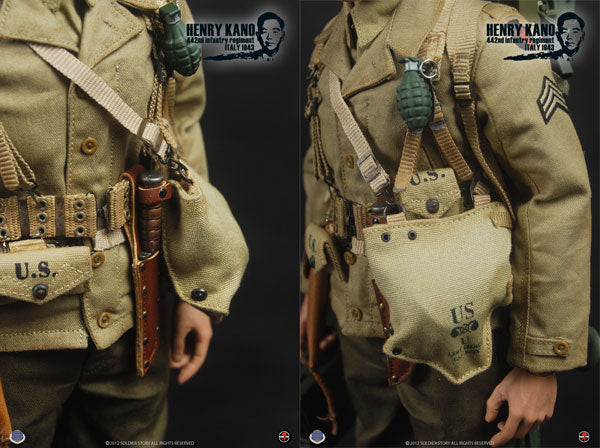 Action Figure 1/6 Henry Kano 442nd Infantry Regiment Italy 1943　